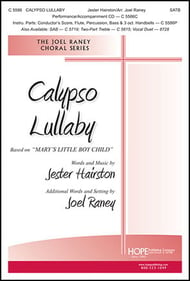 Calypso Lullaby SATB choral sheet music cover Thumbnail